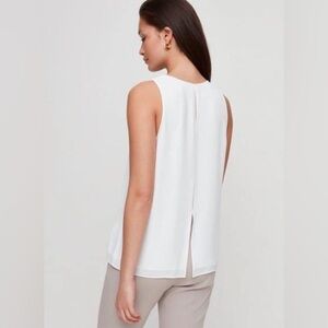 Aritzia Babaton Maddox Blouse White Women Size S